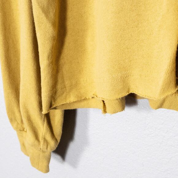 Anthropologie Women's Polo Top Yellow Size Large Colorblock Academia - Picture 8 of 10